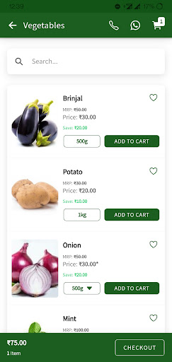 Green Groceries Screen 3