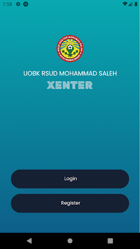 Android application Xenter Rsud MSaleh screenshort