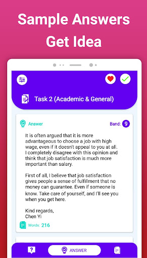 Screenshot of IELTS® Writing : Essays & Test