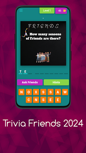 Android application TRIVIA FRIENDS 2024 screenshort