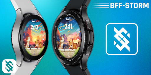 BFF1- Cute Cat watchface screenshot 4