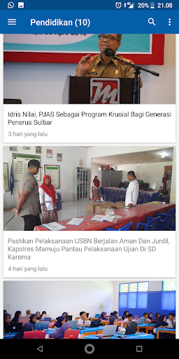 Berita Sulbar : Berita Daerah Screen 3