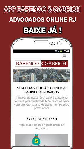 Android application Barenco & Gabrich Advogados screenshort