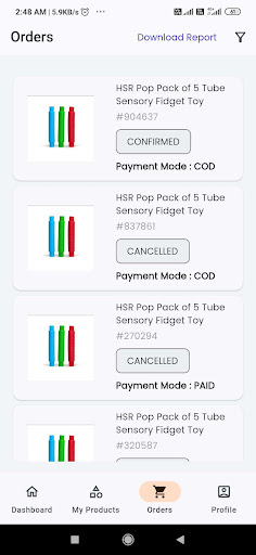 Seller App Screen 3