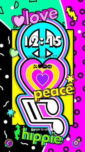 Peace Love Music - Wallpaper Screen 2