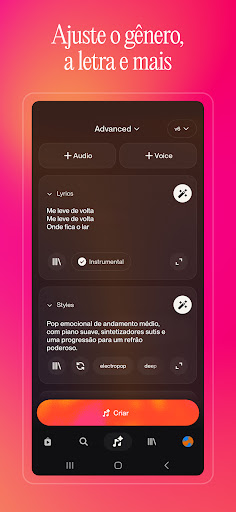 Suno - Criar Música com IA Capturas de tela 2
