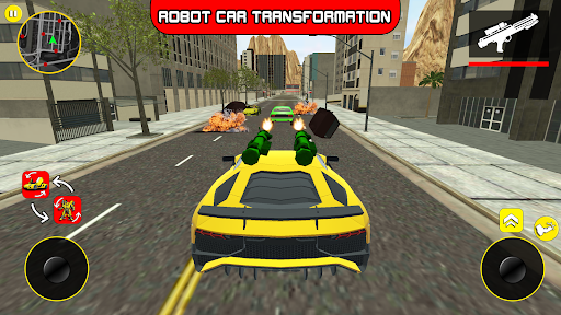 Futuristic robot car transform Screen 2