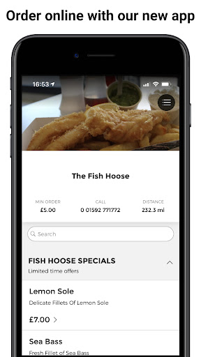 Android application The Fish Hoose screenshort