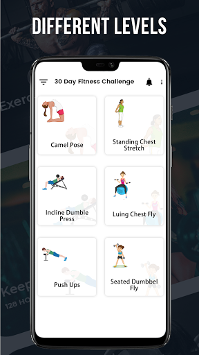 My Fitness : Gym Workout Screen 2