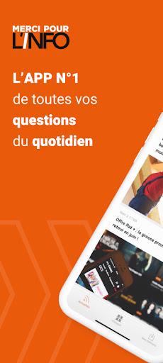 Android application Merci pour l'info screenshort
