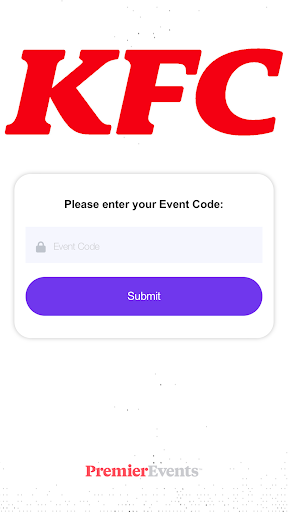 Android application KFC Events screenshort