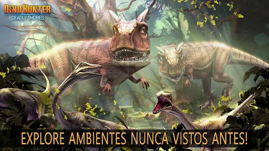 Dino Hunter, incrível jogo de caçar dinossauros chega aos dispositivos  Android e iOS 