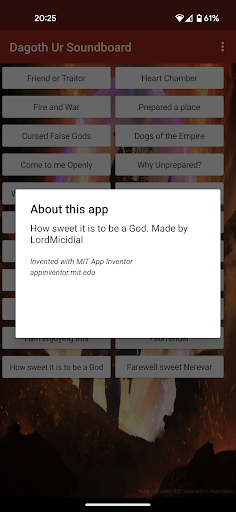 Dagoth Ur Soundboard Screen 3