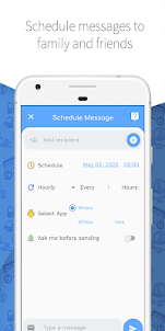 Wasavi: Auto message scheduler