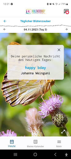 Android application Kalendoskop screenshort