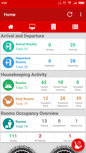 Android application VHP Housekeeping screenshort