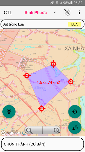 Bản đồ sử dụng đất Chơn Thành Bình Phước