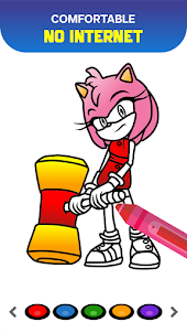 Coloring Soni Exe Hedgehogs