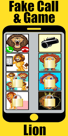 Fake Call Lion Game - Prank Ca - Screenshot 2