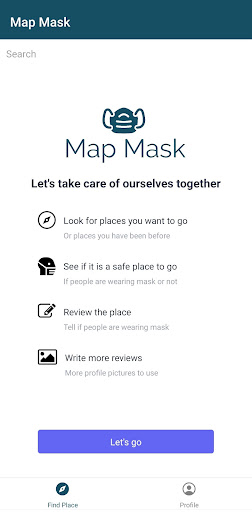 Android application Map Mask screenshort
