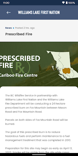 Williams Lake First Nation Screen 3