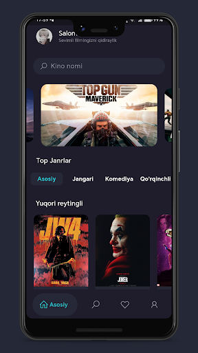 Android application Movito: kino & multfilm screenshort