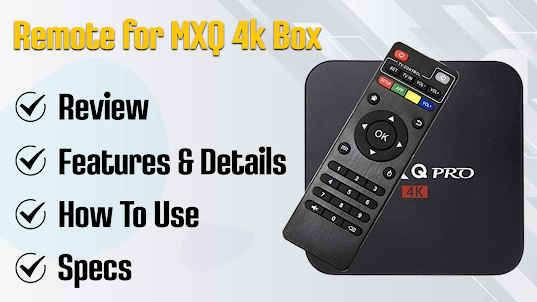 Remote for MXQ 4K Box Guide