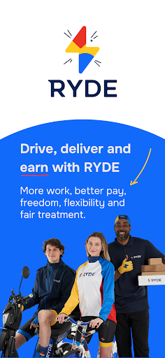 Android application Ryde screenshort