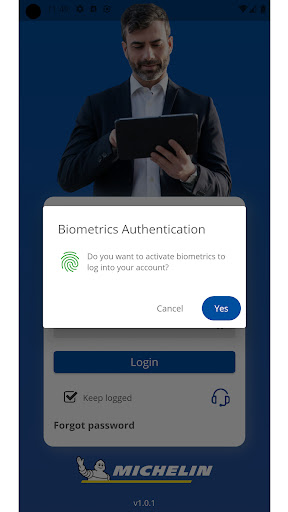 Android application MyConnectedFleet by Michelin screenshort