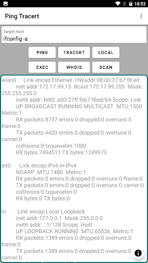 Network Tool - Port Scanner Screen 3