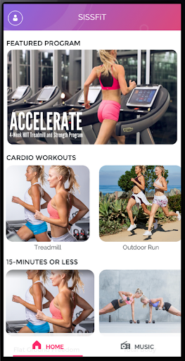 Screenshot of FASTER by SISSFiT