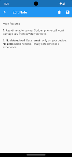 Just Note Screen 2