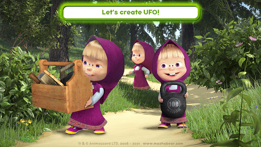 Masha and the Bear: UFO 1.2.3 screenshots 3