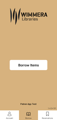 Android application Wimmera Library screenshort