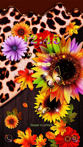 Autumn Sunflower - Wallpaper Screen 2