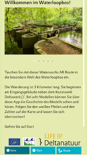 Android application Wasserwerk AR screenshort