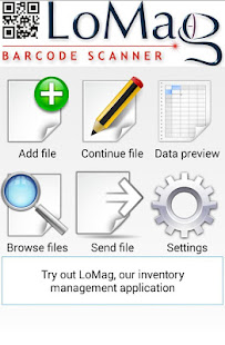 LoMag Barcode Scanner to Excel - free inventory QR screenshots 8