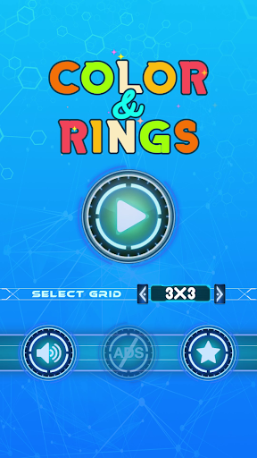 Android application Color Rings Puzzle-Brain Game screenshort