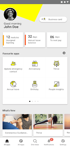 Android application Sidekick HR screenshort