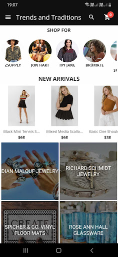 Android application Trends and Traditions Boutique screenshort