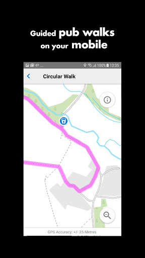 Android application Donnington Way Pub Walks screenshort