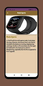 M6 smart watch Guide