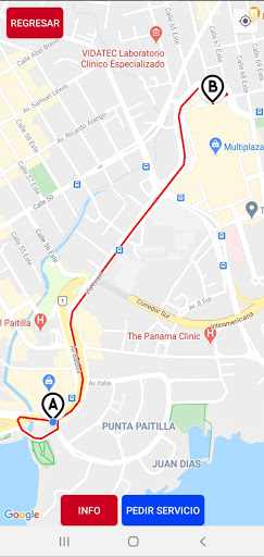 Android application Lift Panamá - Pide un Viaje screenshort