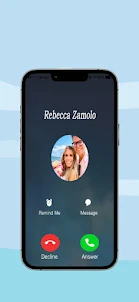 Rebecca Zamolo Fake Call