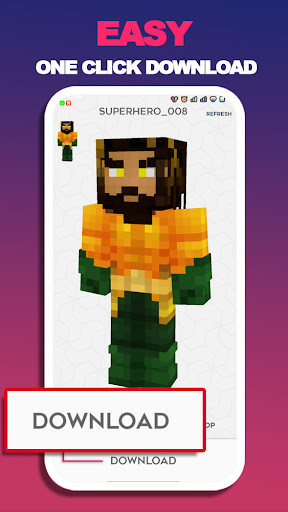 Superhero Skin Craft Screen 3
