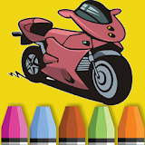 Vehicles Coloring Book Free icon