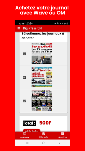 DigiPress Screen 3