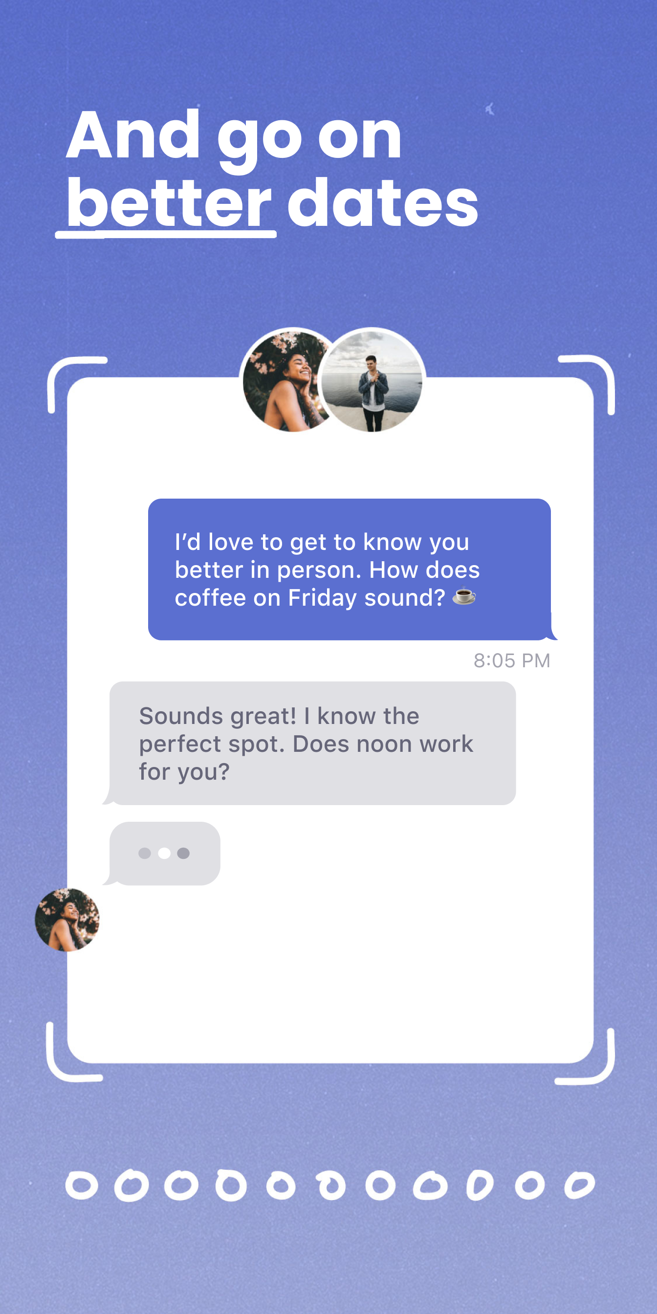 Android application Coffee Meets Bagel Dating App screenshort