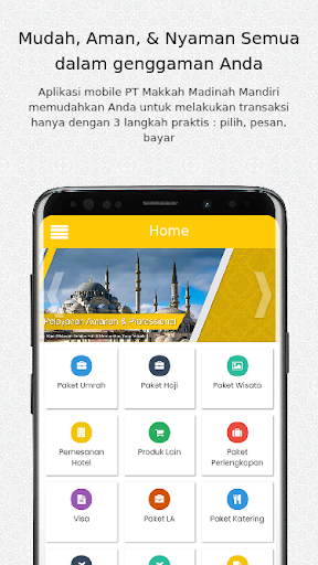 Android application makadinah screenshort