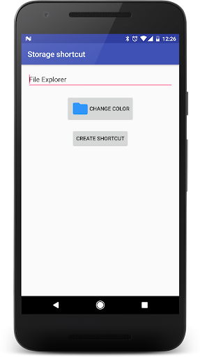 Shortcut maker for DocumentsUI